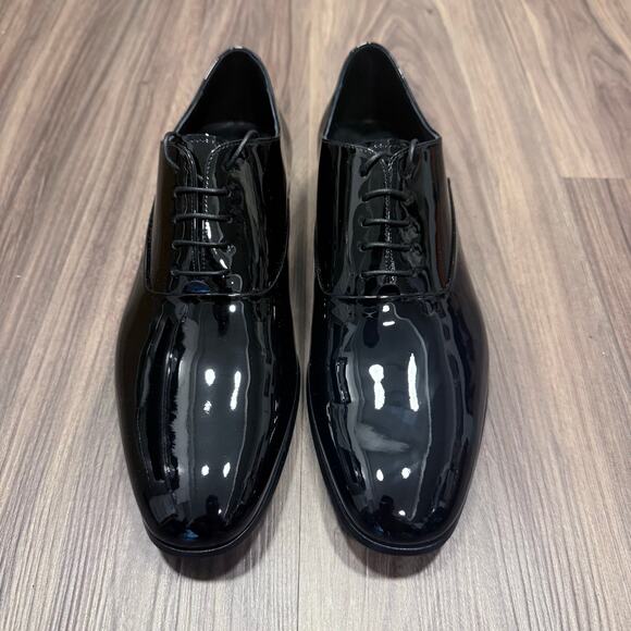 J.M. Weston Black Patent Leather Oxford Shoes w/ Box UK 7 main image 8